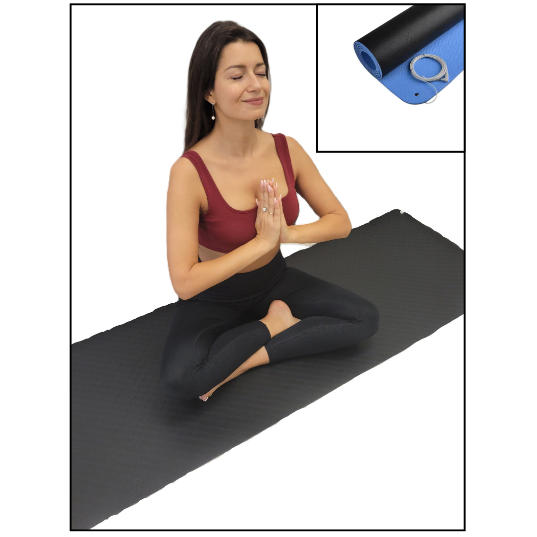 Grounding Yoga Mat, 71x24in, Earthing Connection, Non-slip Fitness Pad